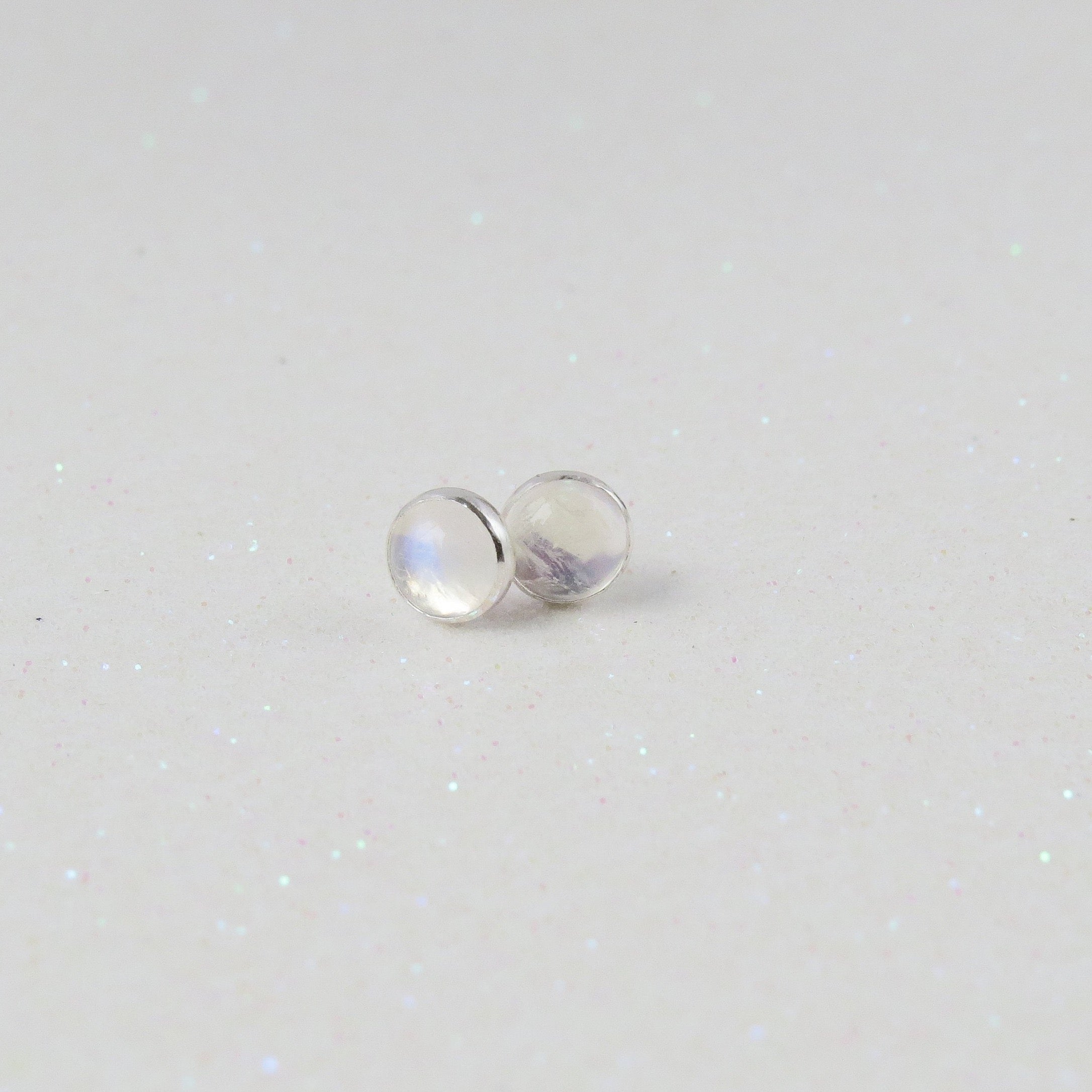 Moonstone Stud Earrings – Emery & Opal